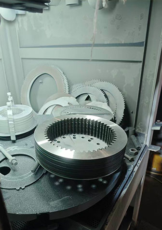 Friction disc manufacturing detail
